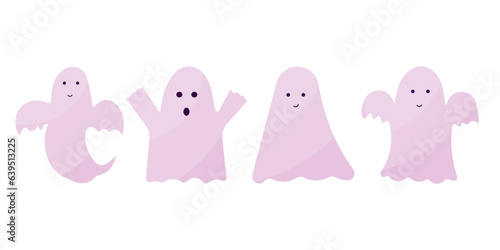 spook halloween scary scare autumn elements set