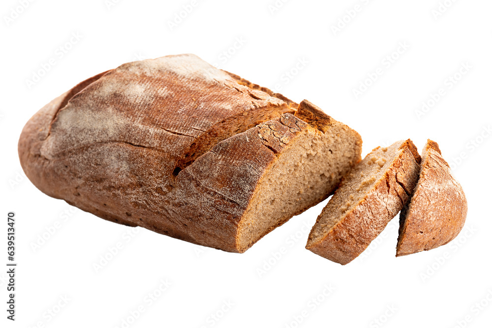 PNG, Dark oval-shaped bread with slits on the crust