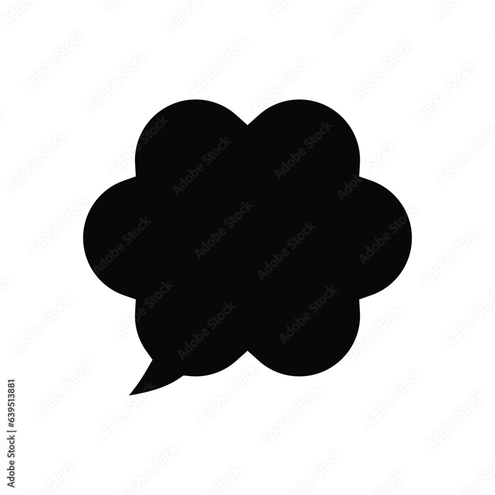Bubble chat icon design template vector isolated Bubble chat icon design template vector isolated