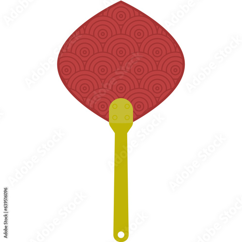 Aesthetic Manual Handle Hand Fan Chuseok Circle Style Collection