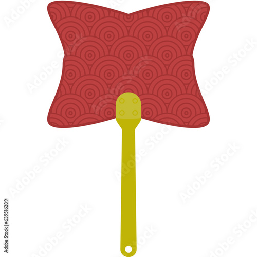 Aesthetic Manual Handle Hand Fan Chuseok Circle Style Collection