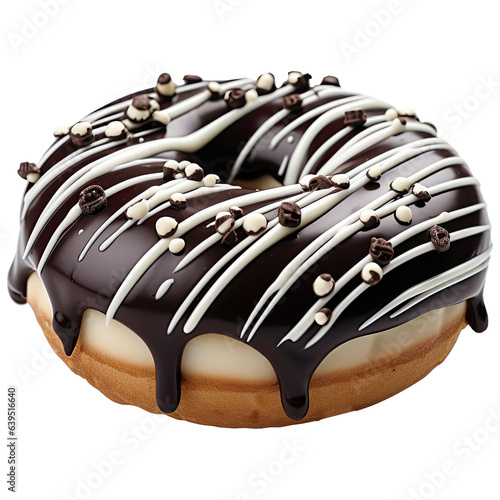 donut with chocolate photo