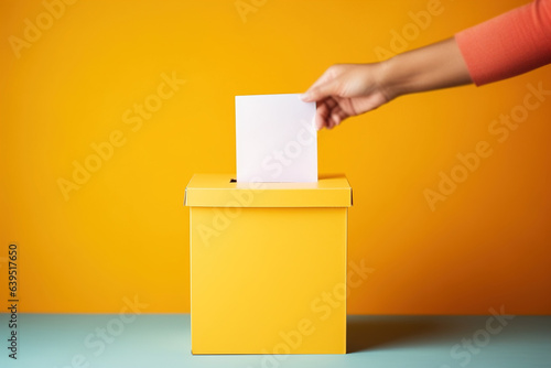 Voting on Election Day photo