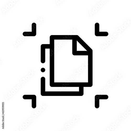 artboard line icon