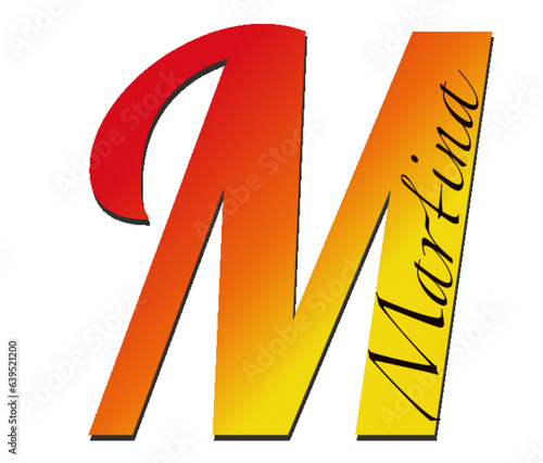 Martina - ideal for websites, emails, presentations, greetings, banners, cards, books, t-shirt, sweatshirt, prints, mug, Sublimation, Cricut

