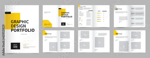 Graphic Design Portfolio Template or Graphic design portfolio layout design, portfolio design