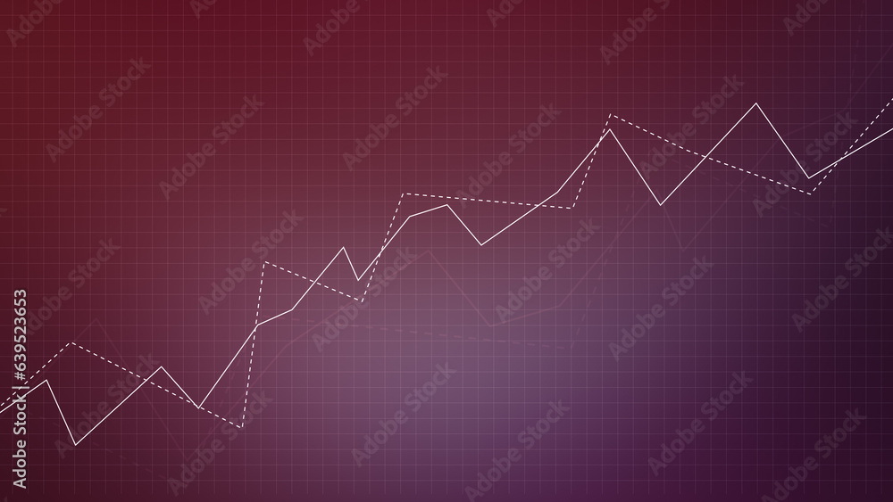 Growth up stock markets red chart. Success, rising business and financial graph, economy data diagram and money investment analysis Growth up stock markets red chart. Success, rising business and financial graph, economy data diagram and money investment analysis