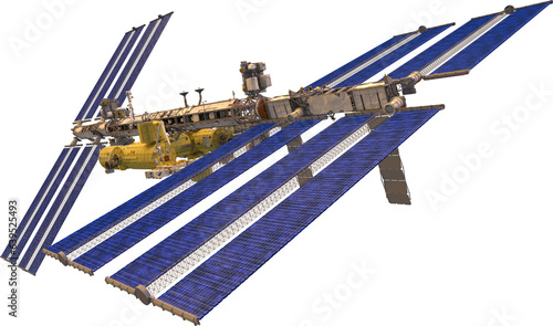 Fototapeta Naklejka Na Ścianę i Meble -  iss international space station high detailed