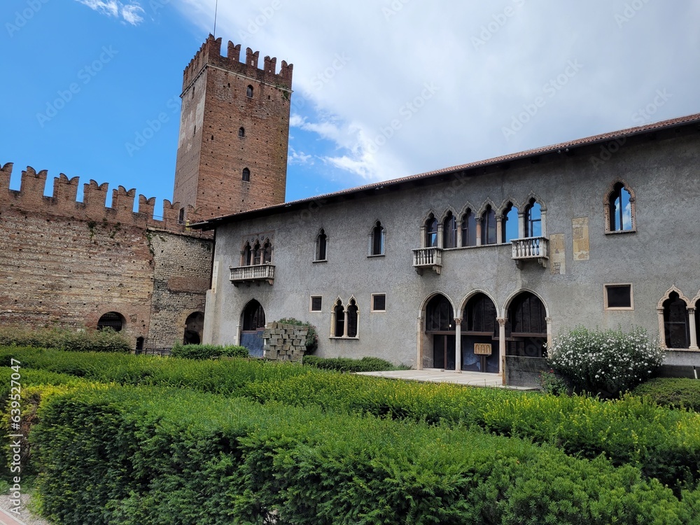 Innenhof von Castelvecchio in Verona