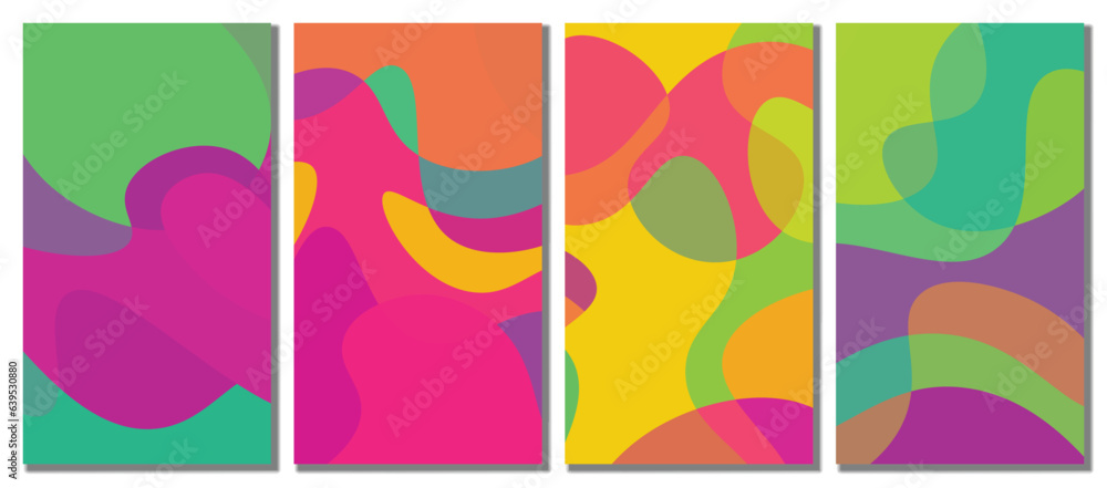 Abstract wavy set background. Abstract wavy set background.