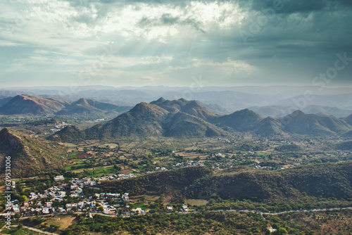 Cinematic landscapes on the outskirts of Udaipur.