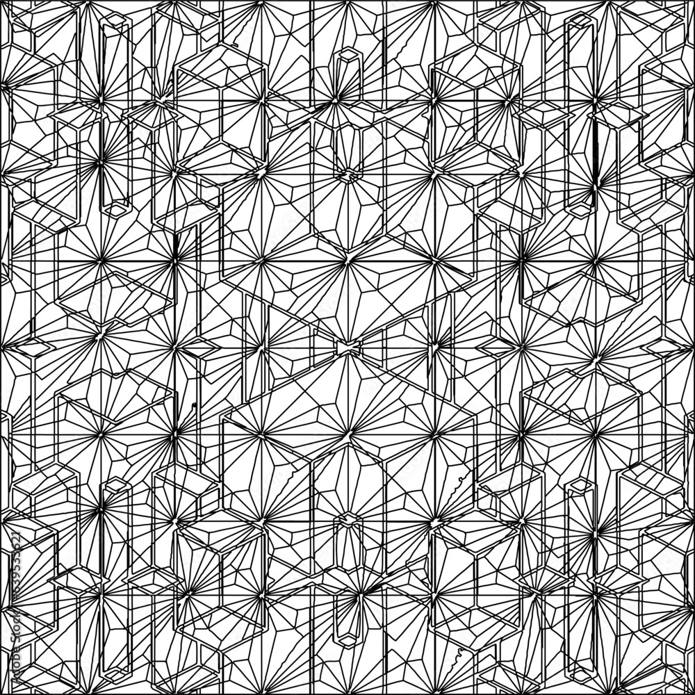 Stylish texture with figures from lines.Abstract geometric black and white pattern for web page, textures, card, poster, fabric, textile. Monochrome graphic repeating design. Stylish texture with figures from lines.Abstract geometric black and white pattern for web page, textures, card, poster, fabric, textile. Monochrome graphic repeating design.