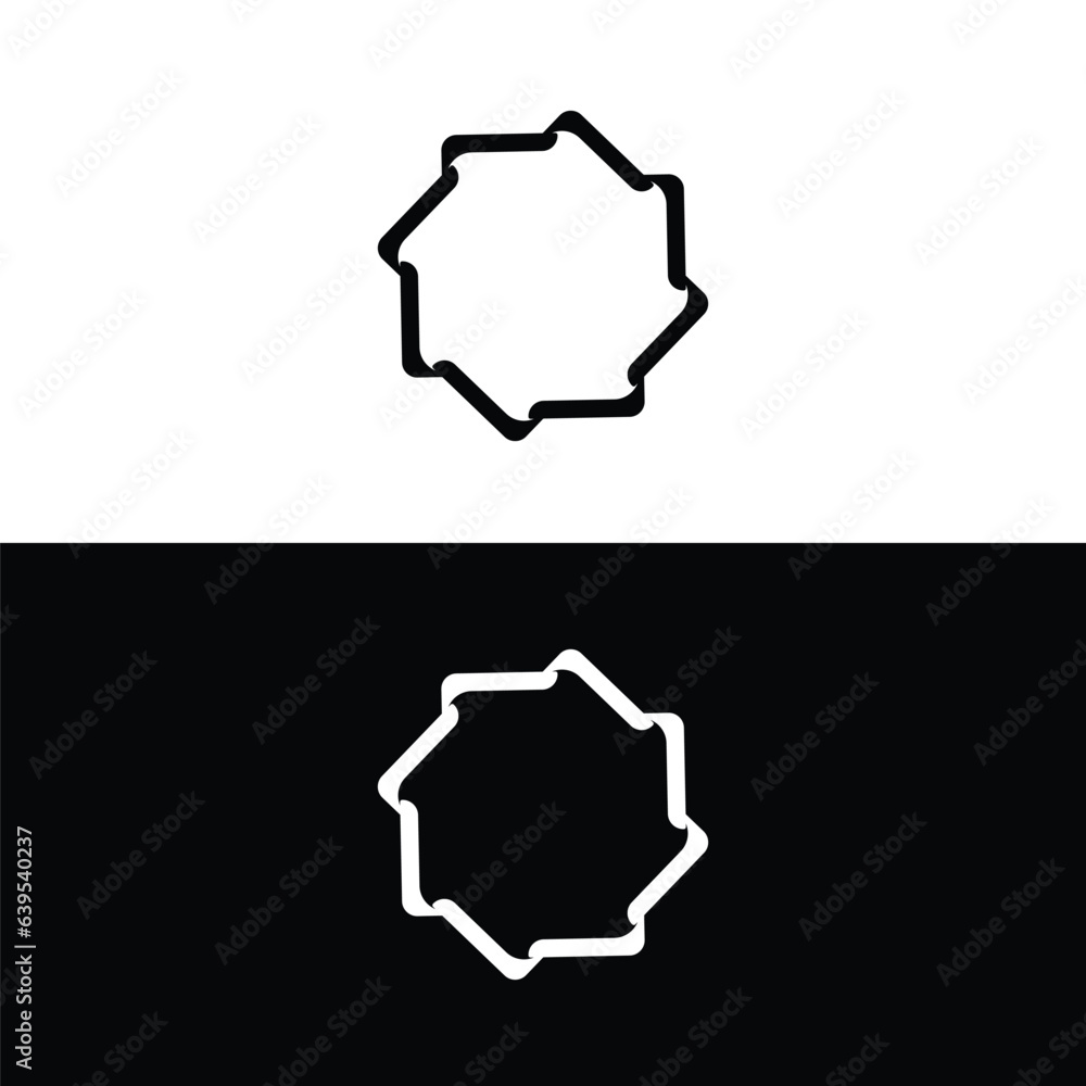 Circle vector logo template design . Circle icon . Circle silhouette Circle vector logo template design . Circle icon . Circle silhouette