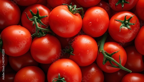 tomatoes background © Mladen