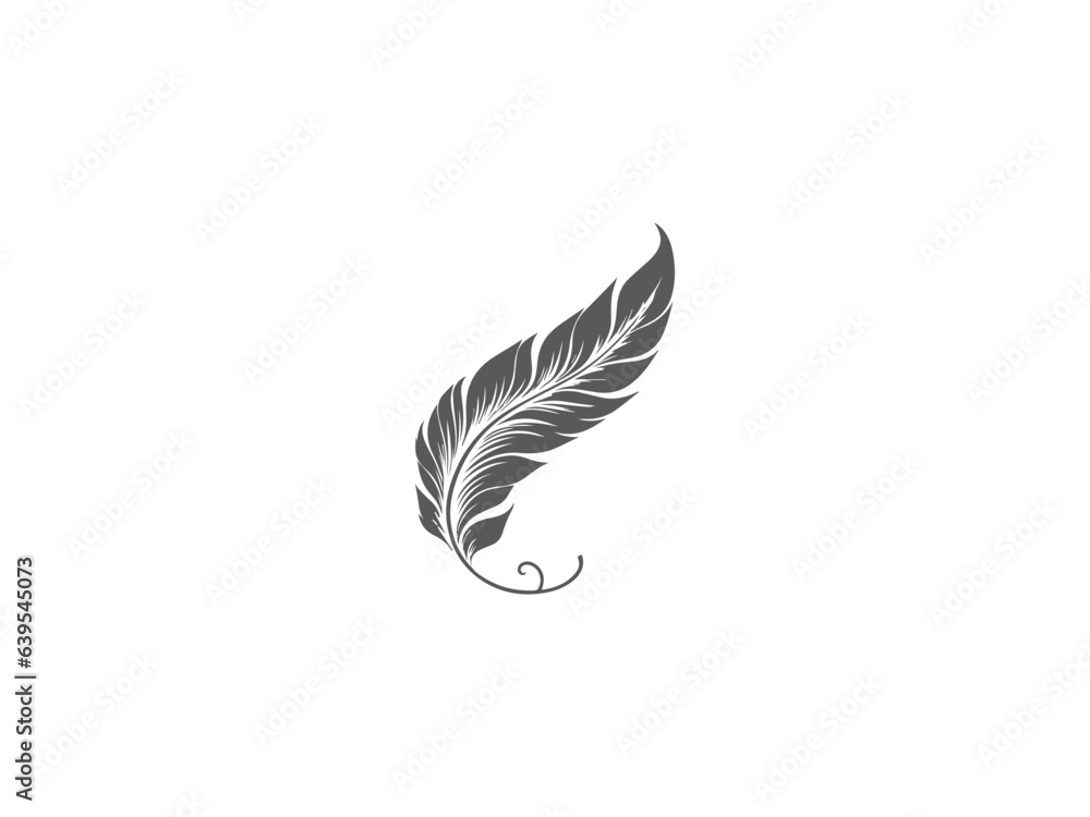 Leave logo premium vector, vector and illustration, Leave logo premium vector, vector and illustration,