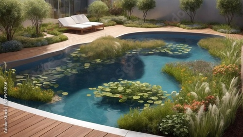  Biofilter pool for house