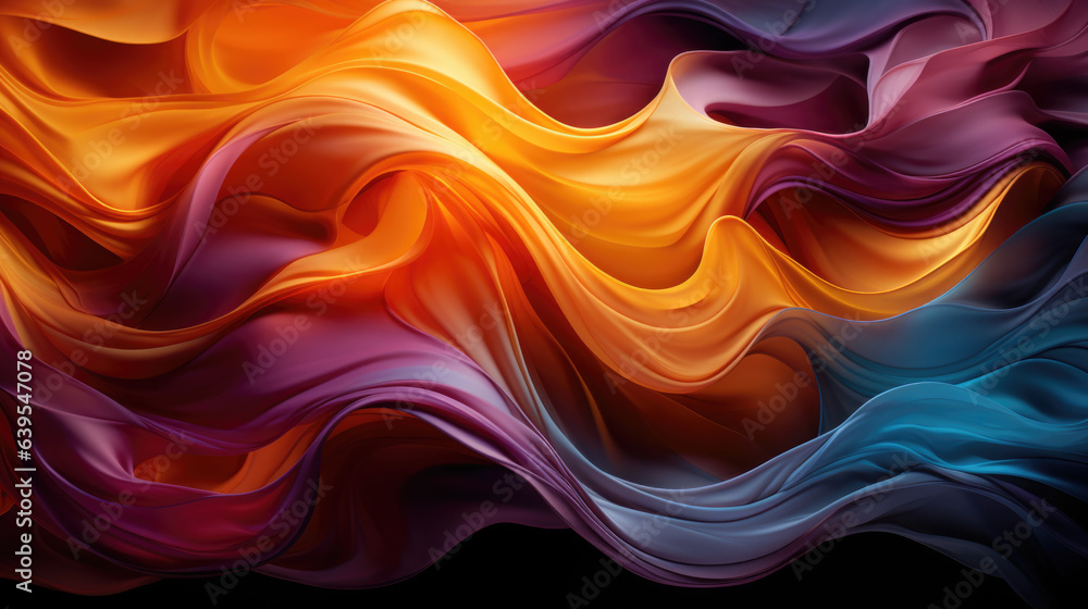 Obraz premium Wallpaper Dark Futuristic Hightech Backgrounds 
