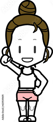 hb部屋着女性_fOL07