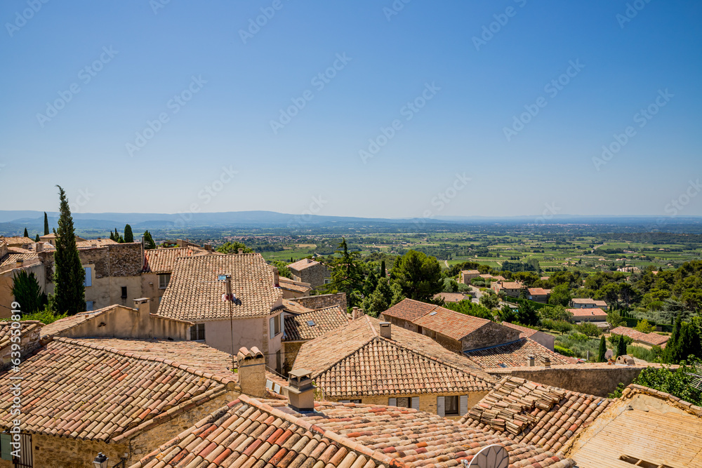 Vue sur le Village Le Barroux en Provence