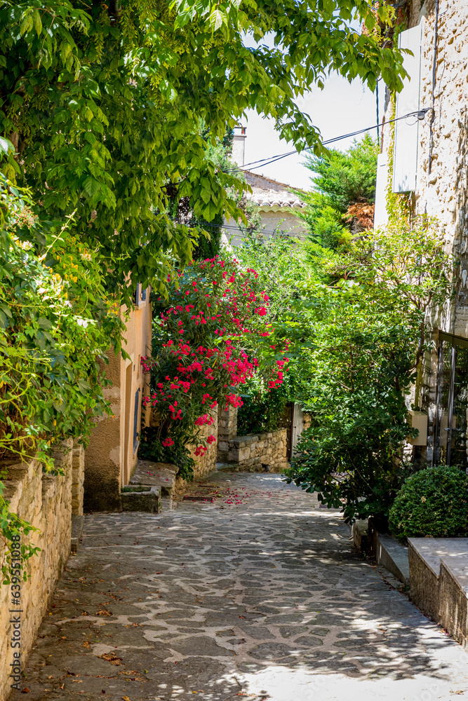 Fototapeta premium Dans les rues du Village Le Barroux en Provence