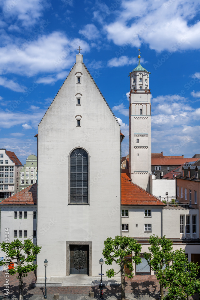 The historic St. Moritz church in Augsburg