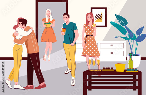Welcome Guests Illustration