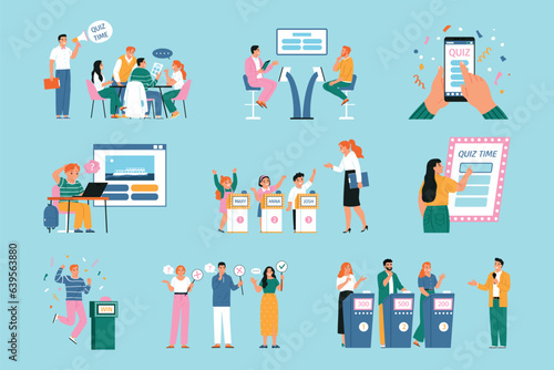 Flat Quiz Set