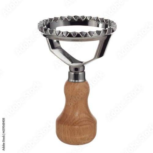 baking dish, for ravioli, on a white background