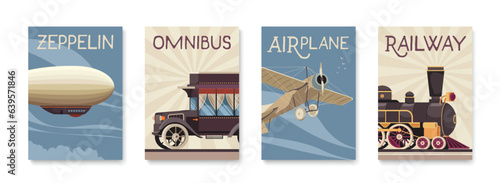 Passenger Carriage Poster Set