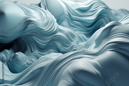 Abstract icy wallpaper creating a 3D effect. Generative AI