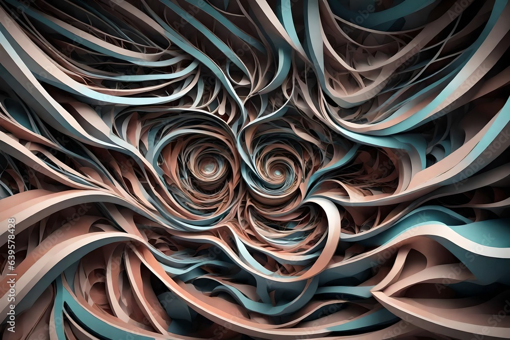 abstract background with lines generated by AI technology