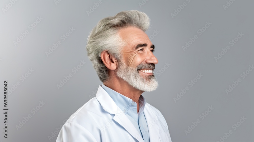 A mature man with a grey beard screams in frustration, possibly a businessman venting in a casual shirt A mature man with a grey beard screams in frustration, possibly a businessman venting in a casual shirt