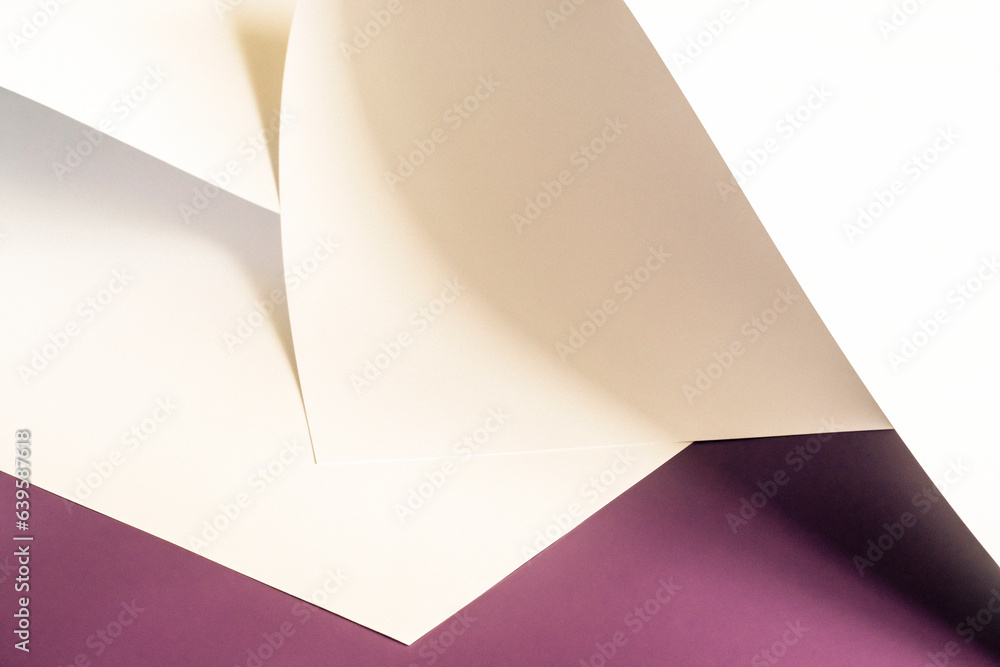 Two large sheets of paper. Soft warm image. Illustration. Two large sheets of paper. Soft warm image. Illustration.