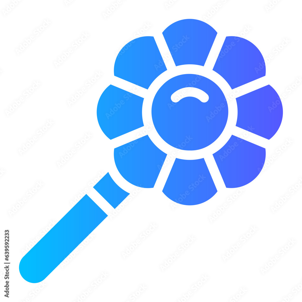 rattle gradient icon rattle gradient icon