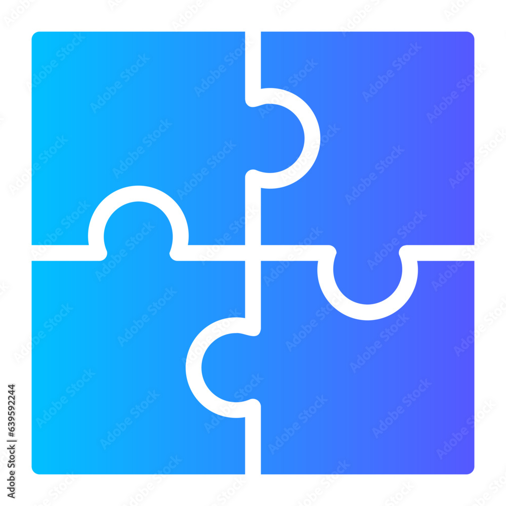 puzzle gradient icon puzzle gradient icon