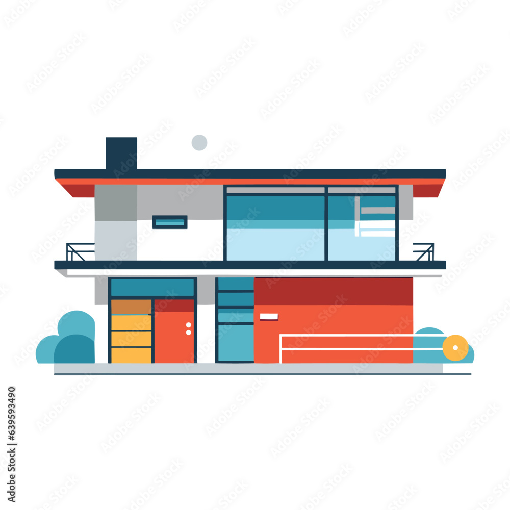 3d flat vector house home real estate logo illustration vector rental property coloring book page 3d flat vector house home real estate logo illustration vector rental property coloring book page