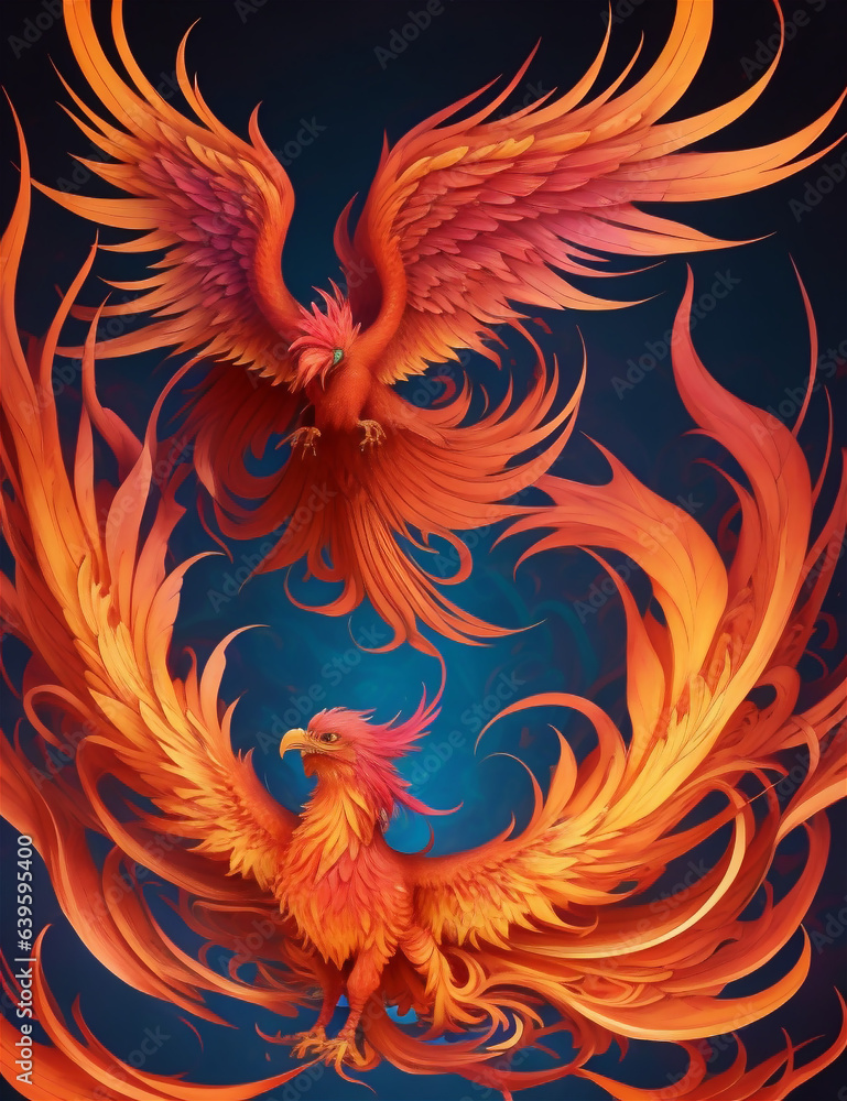 Phoenix. Fire Phoenix risen from the ashes. Firebird. Burning bird. Eagle flying in the fire. Bird in the fire. Fantasy Fiery bird. Mythical Creature. Phoenix. Fire Phoenix risen from the ashes. Firebird. Burning bird. Eagle flying in the fire. Bird in the fire. Fantasy Fiery bird. Mythical Creature.