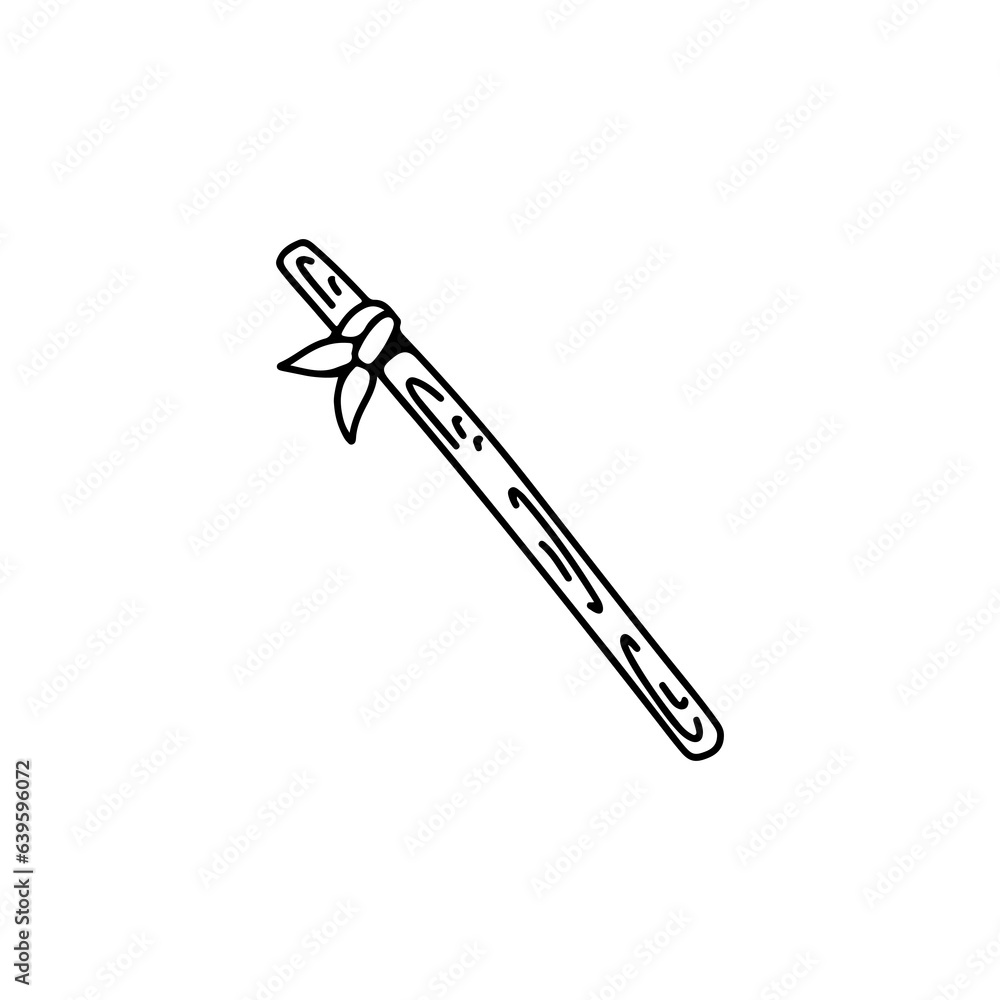 wooden stick vector illustration concept wooden stick vector illustration concept