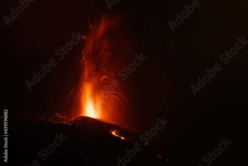 Eruption of Volcano Tajogaite, Cumbre Vieja, La Palma