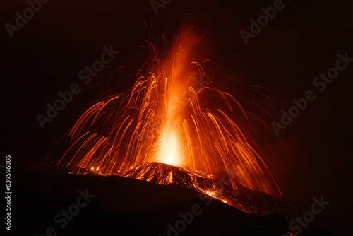Eruption of Volcano Tajogaite, Cumbre Vieja, La Palma