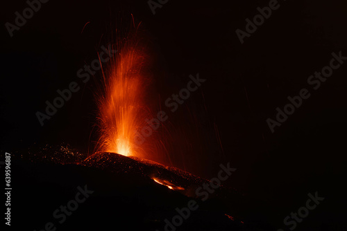 Eruption of Volcano Tajogaite, Cumbre Vieja, La Palma