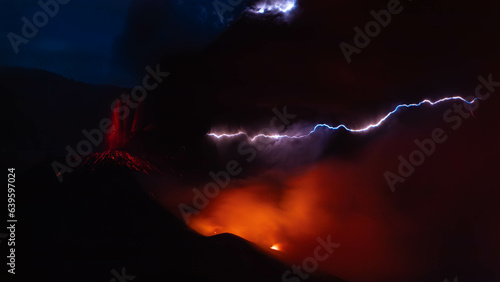 Eruption of Volcano Tajogaite, Cumbre Vieja, La Palma