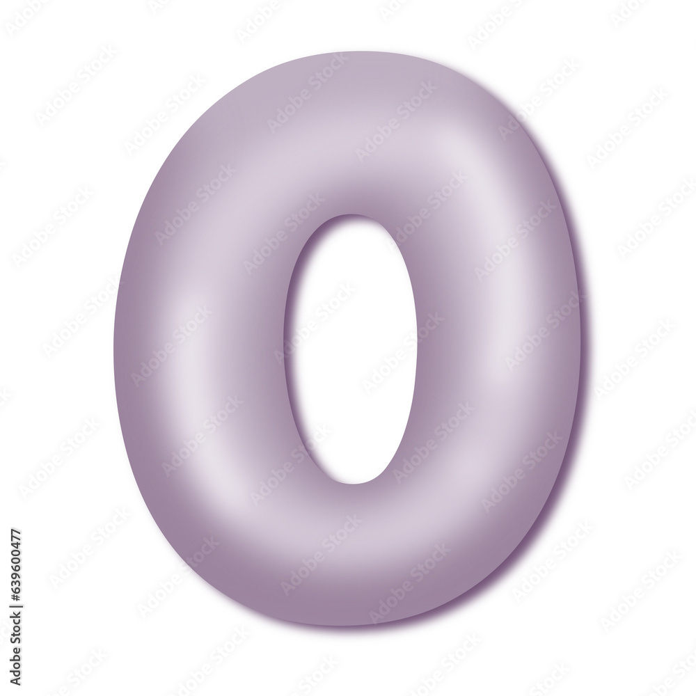 0 English alphabet number Balloon. purple pastel balloons for text, letter, holiday. Festive, realistic 0 English alphabet number Balloon. purple pastel balloons for text, letter, holiday. Festive, realistic