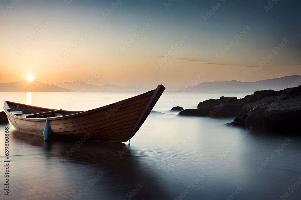 boat on the sea