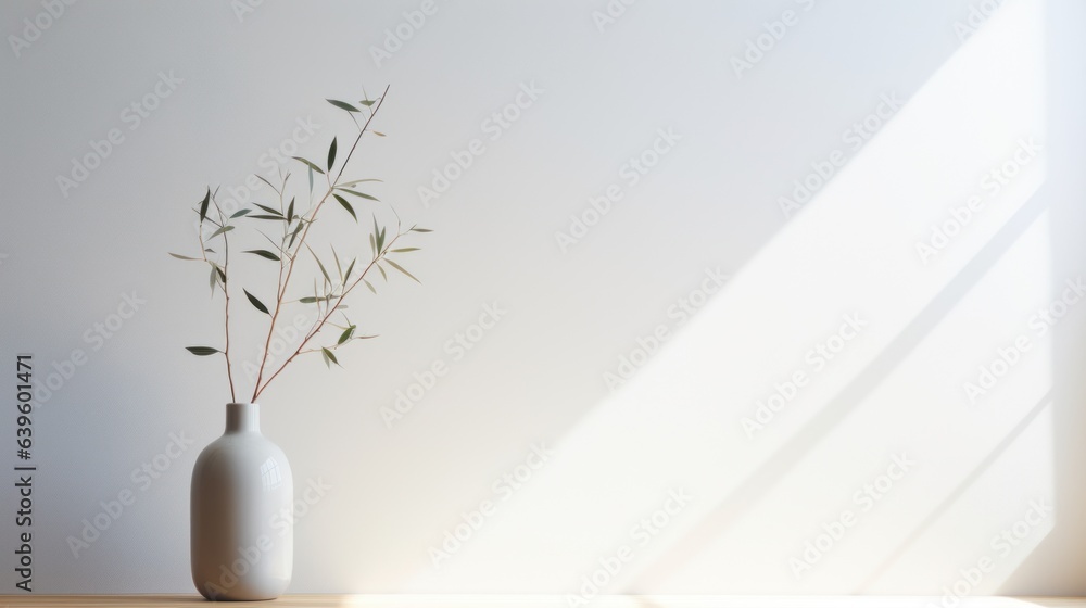 vase with flowers. Generative AI vase with flowers. Generative AI