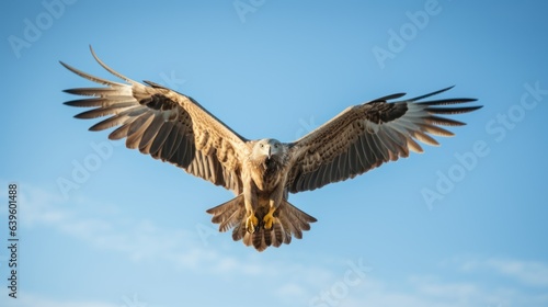 eagle in flight. Generative AI © ArtSpree