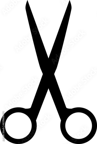 silhouette of scissors
