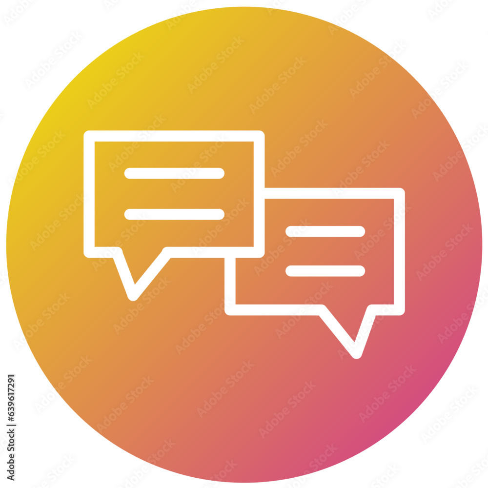 Chat Vector Icon Design Illustration Chat Vector Icon Design Illustration