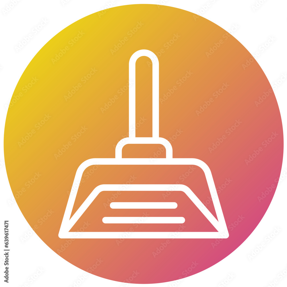 Dustpan Vector Icon Design Illustration Dustpan Vector Icon Design Illustration