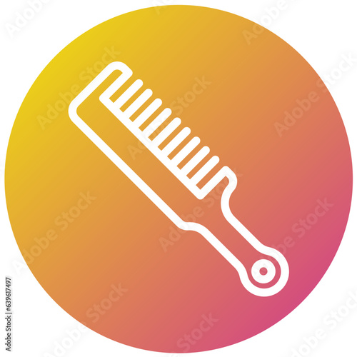 comb Vector Icon Design Illustration